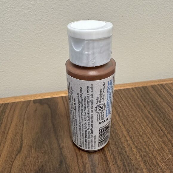 Deco Art Crafter's Acrylic All-Purpose Paint 2oz-Cinnamon Brown DCA-12 - Picture 2 of 4